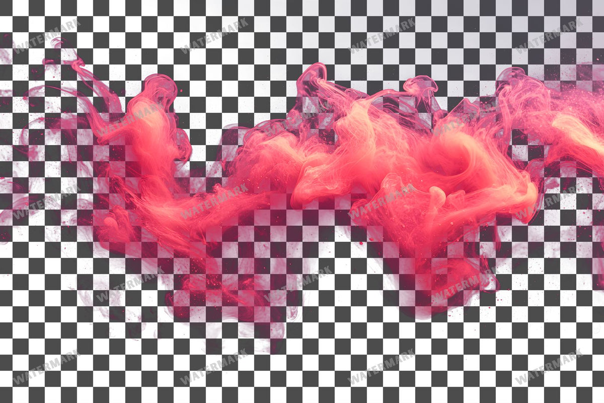 Deep Red Ink Drop Diffusing Transparent Overlay Pngs