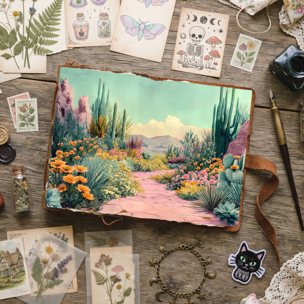 Desert Botanical Digital Papers
