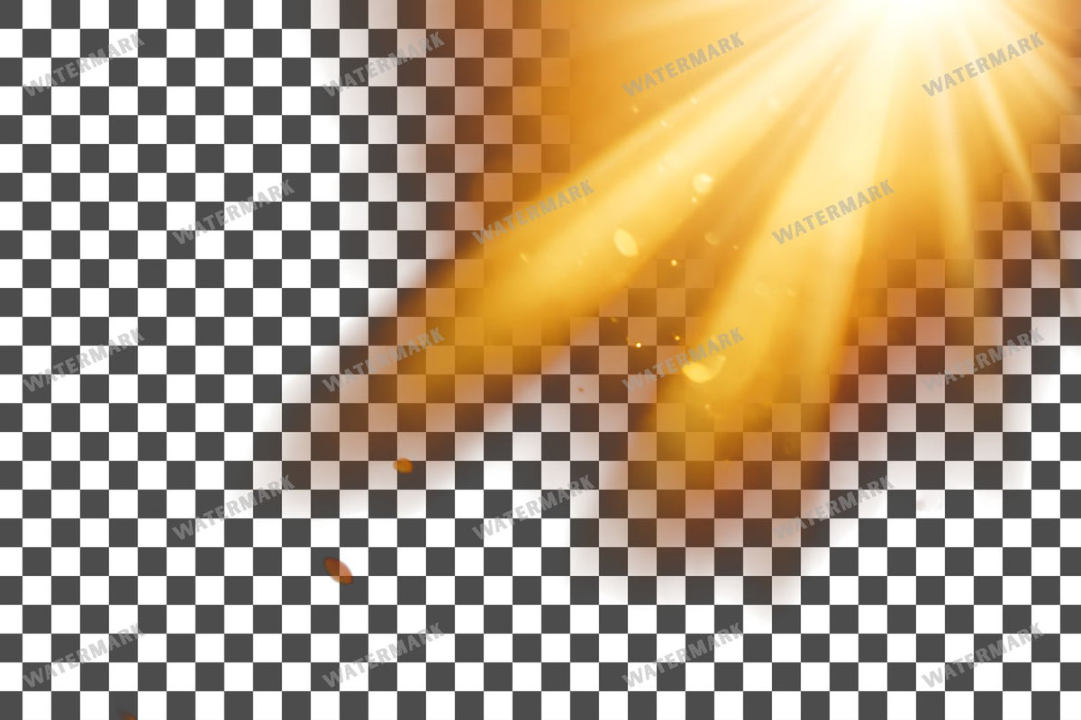 Desert Sun Light Transparent Overlay Pngs