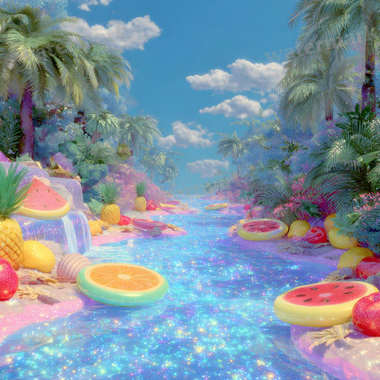 Dreamy Summer River Backdrop Images