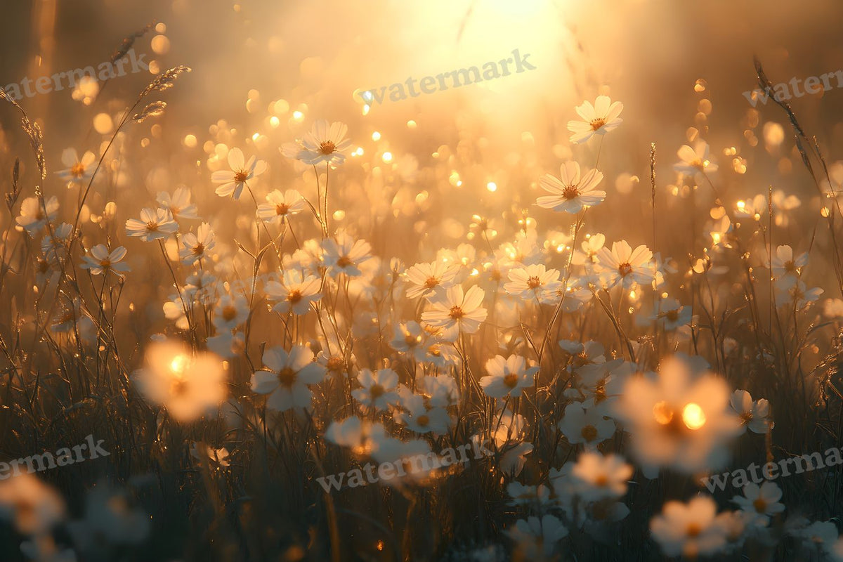 Dreamy Wildflower Meadow Backdrop Images