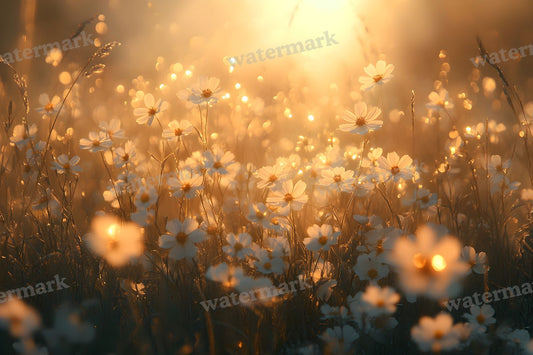 Dreamy Wildflower Meadow Backdrop Images