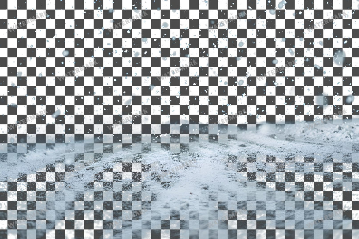 Driving Snow Transparent Overlay Pngs