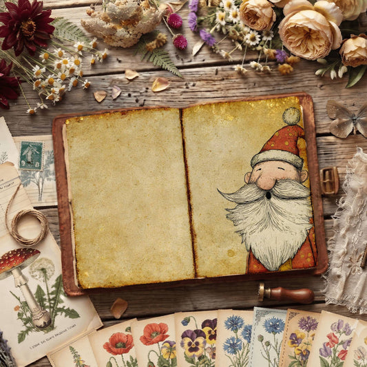 Earthy Colors Christmas Digital Papers
