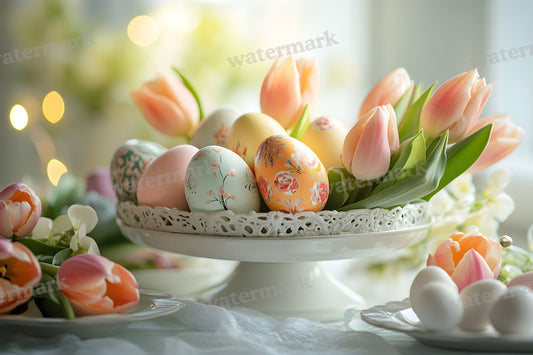 Easter Centerpiece Display Backdrop Images