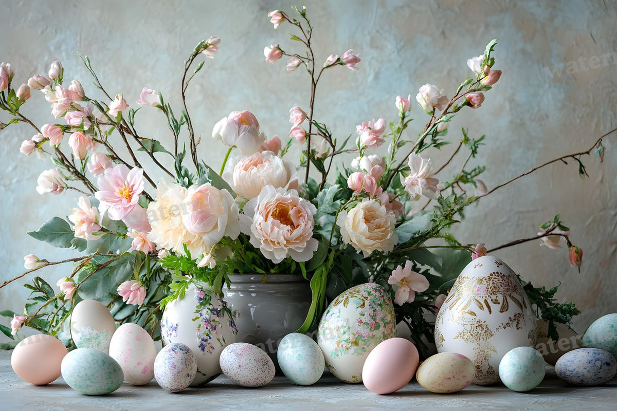 Elegant Floral Easter Backdrop Images