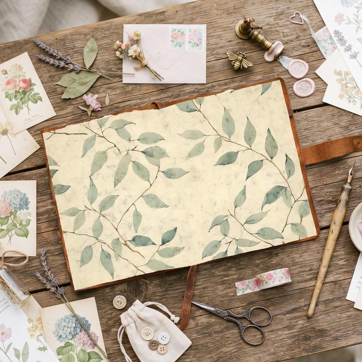 Eucalyptus Leaves Digital Papers