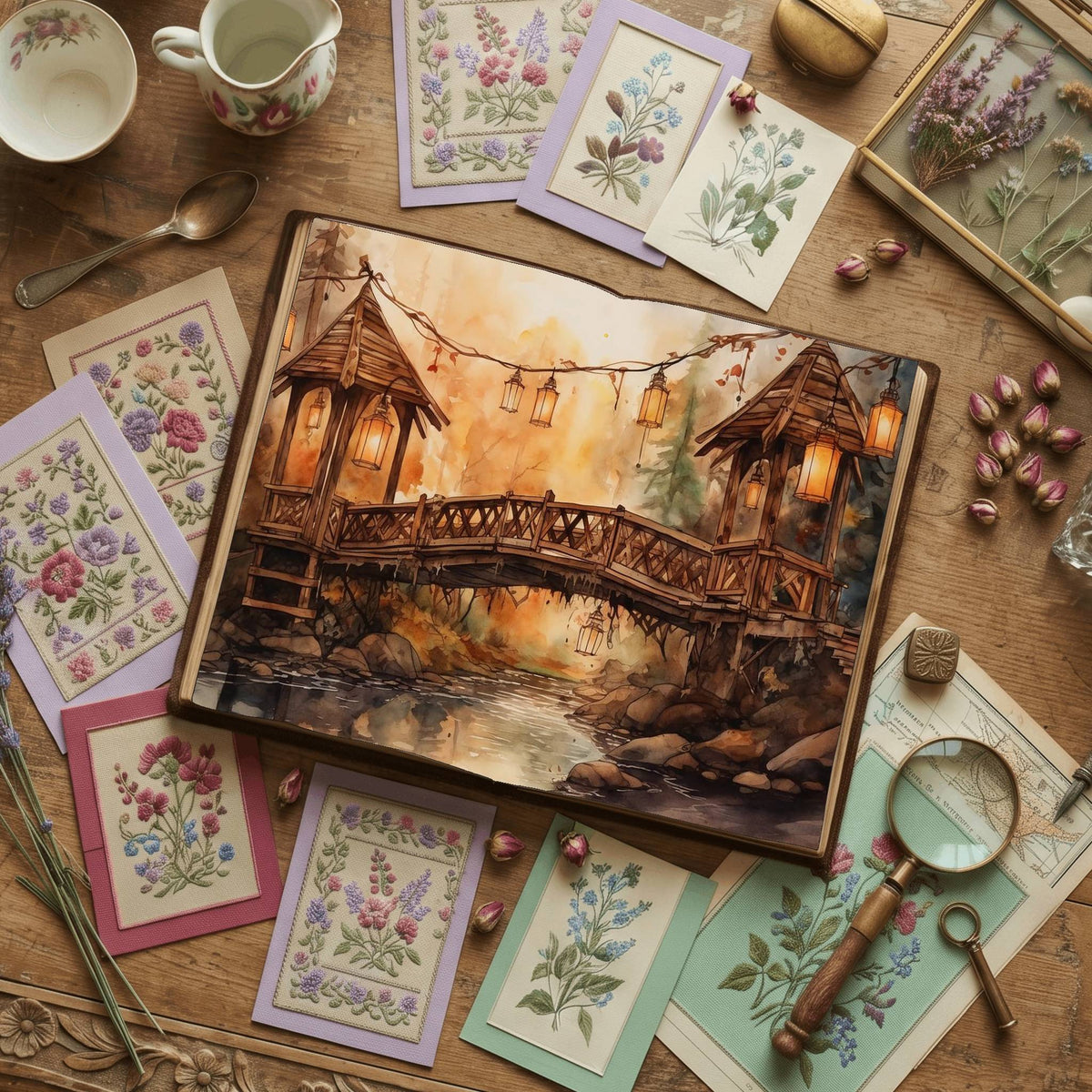 Fairy Bridge Digital Papers