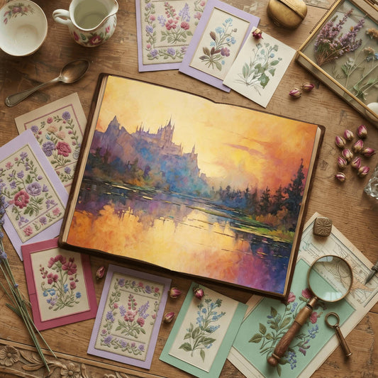 Fairy Castles Digital Papers