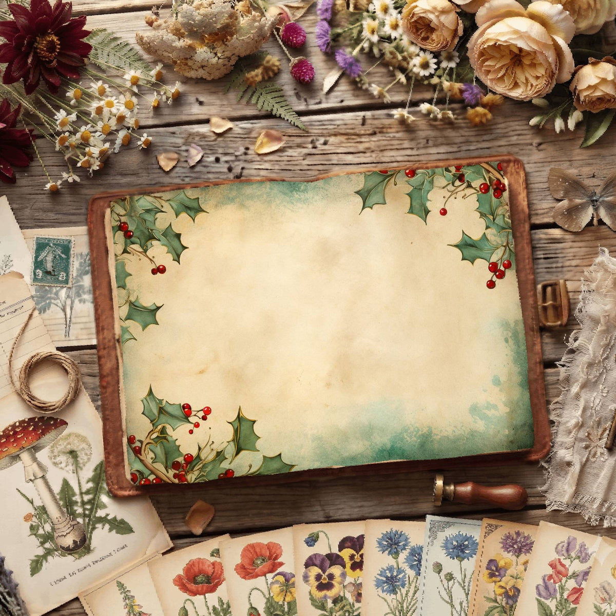 Festive Christmas Digital Papers