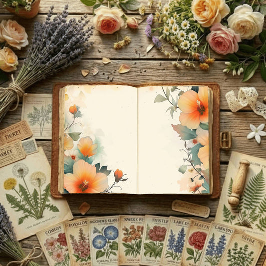 Floral Digital Papers