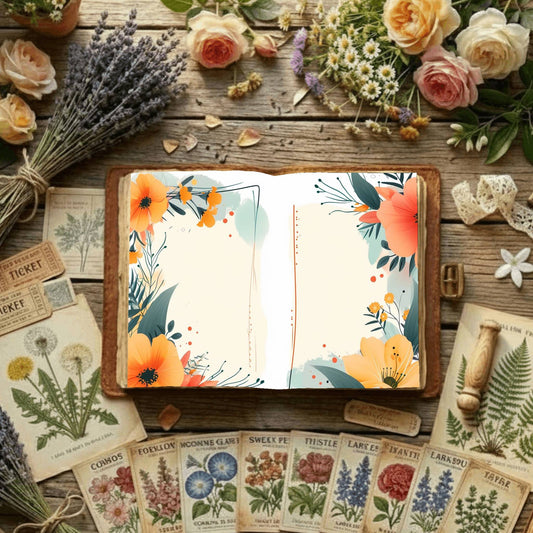 Floral Digital Papers