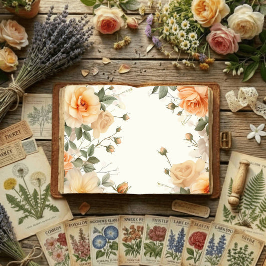 Floral Digital Papers