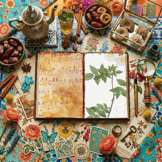 Floral Illustrations Digital Papers