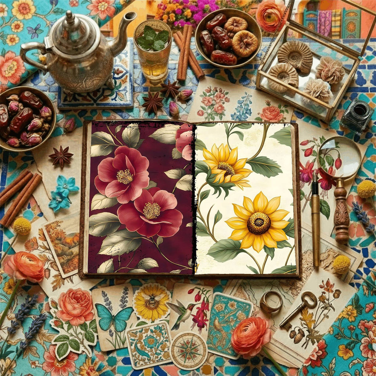 Floral Digital Papers