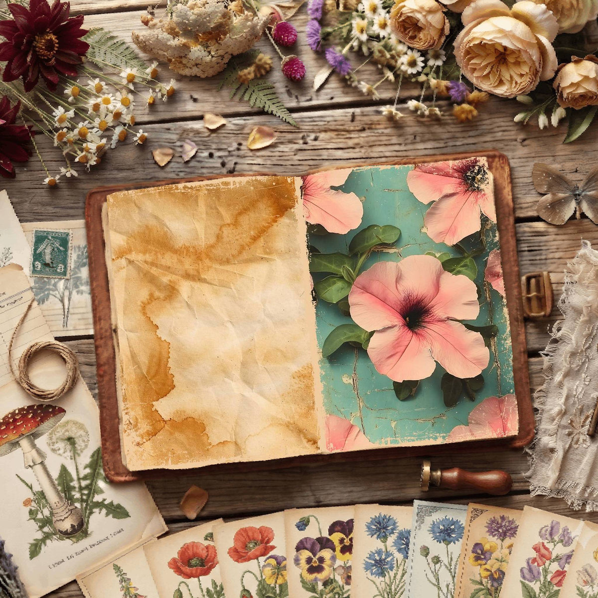 Floral Digital Papers