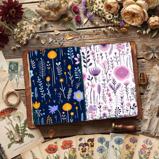 Floral Digital Papers