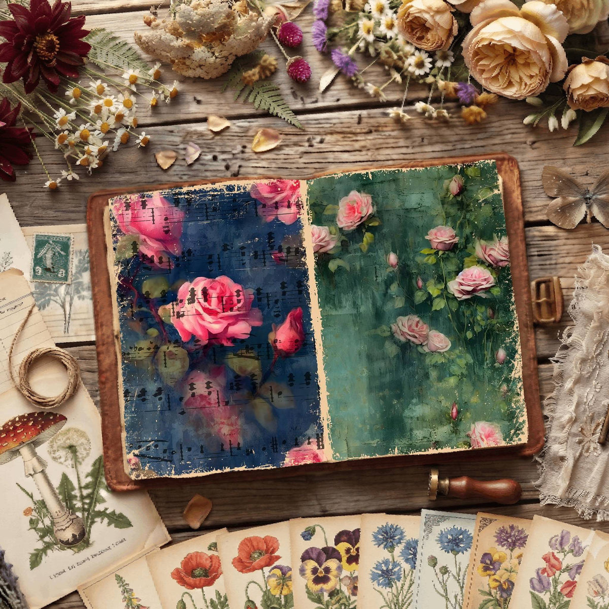 Floral Digital Papers
