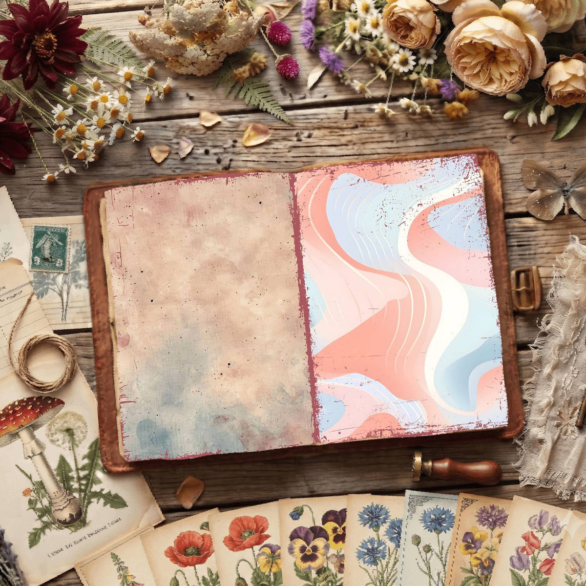 Floral Digital Papers