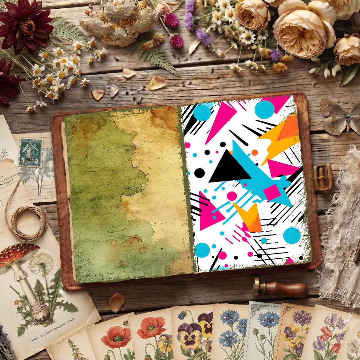 Floral Digital Papers