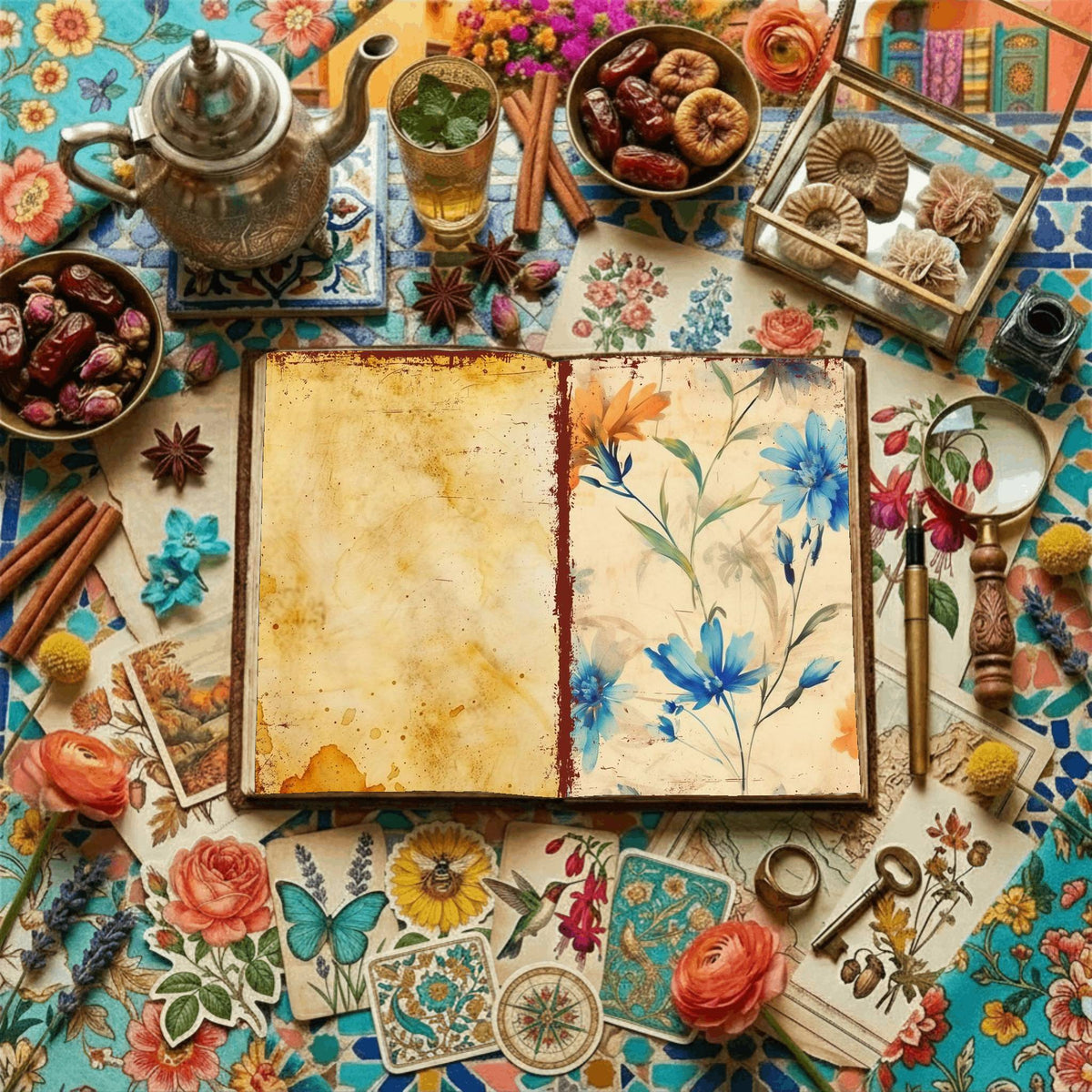 Floral Digital Papers