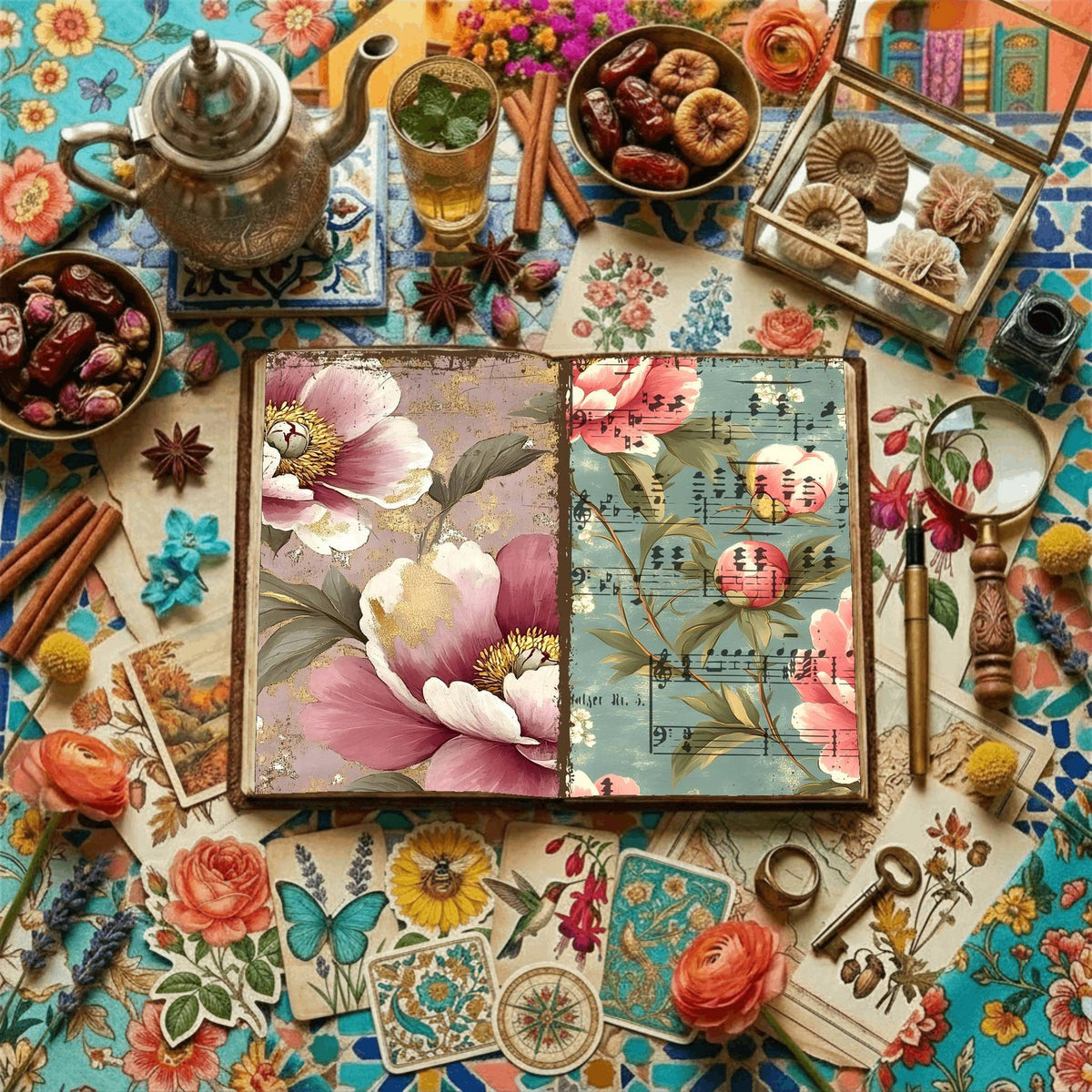Floral Digital Papers