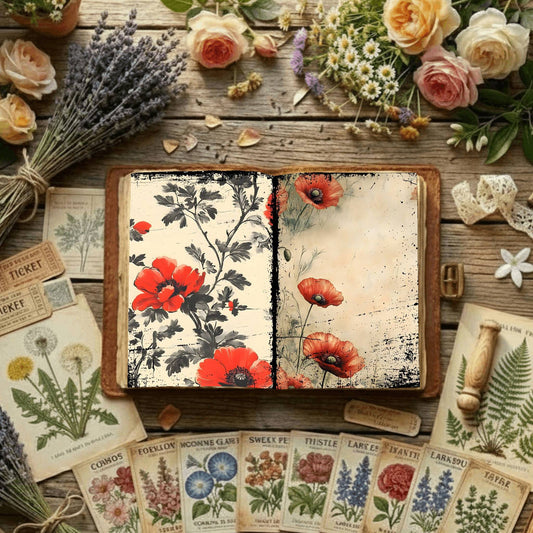 Floral Digital Papers