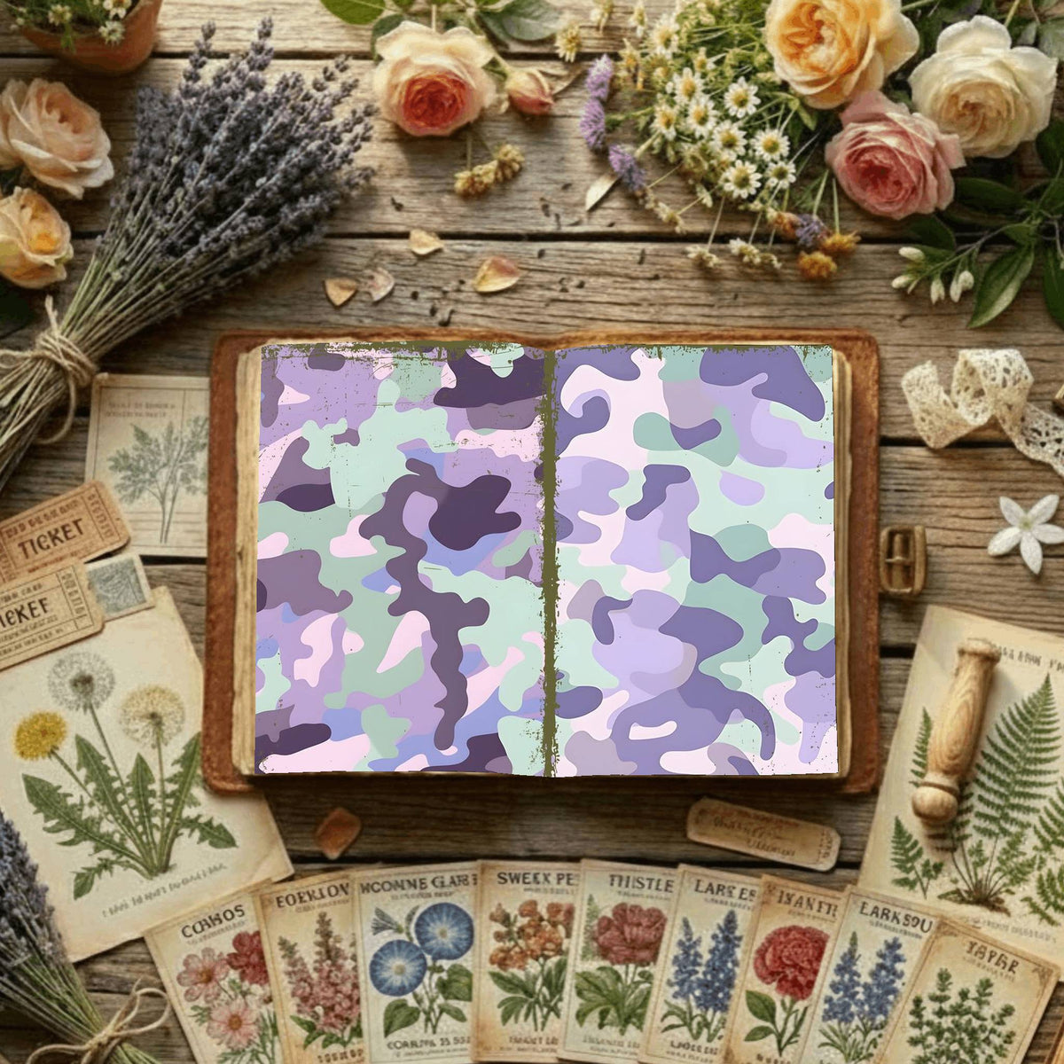 Floral Digital Papers