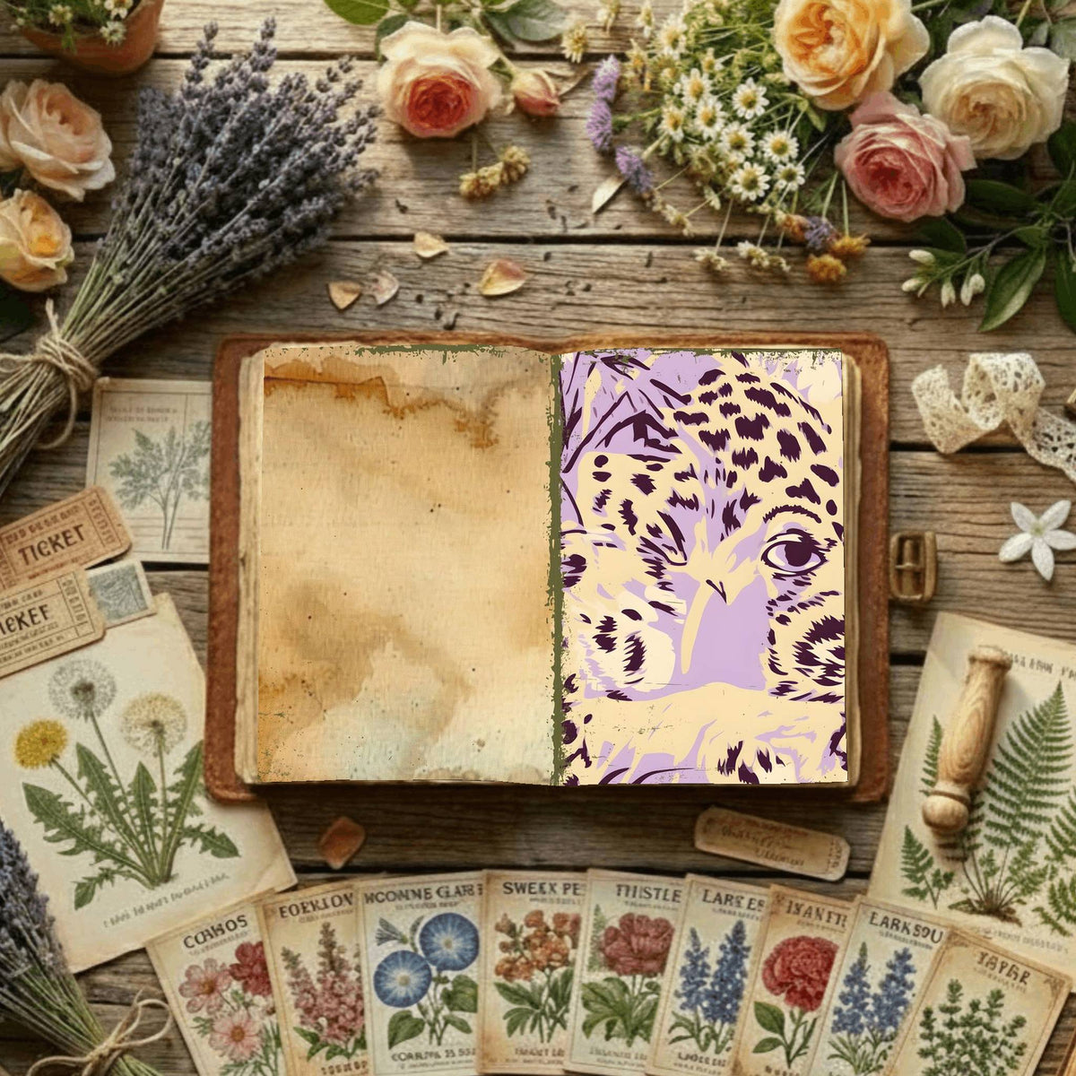 Floral Digital Papers