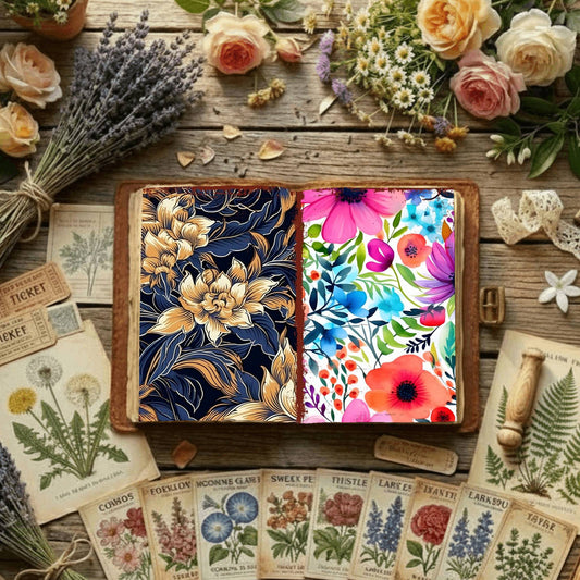 Floral Digital Papers