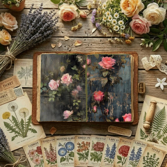Floral Digital Papers