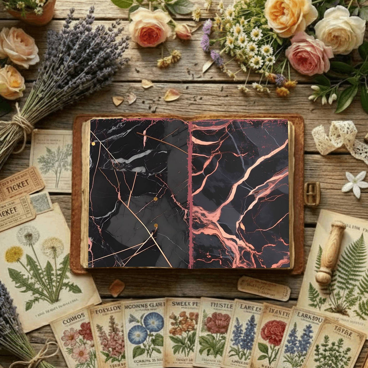 Floral Digital Papers