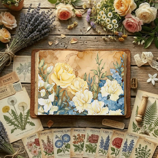 Floral Digital Papers