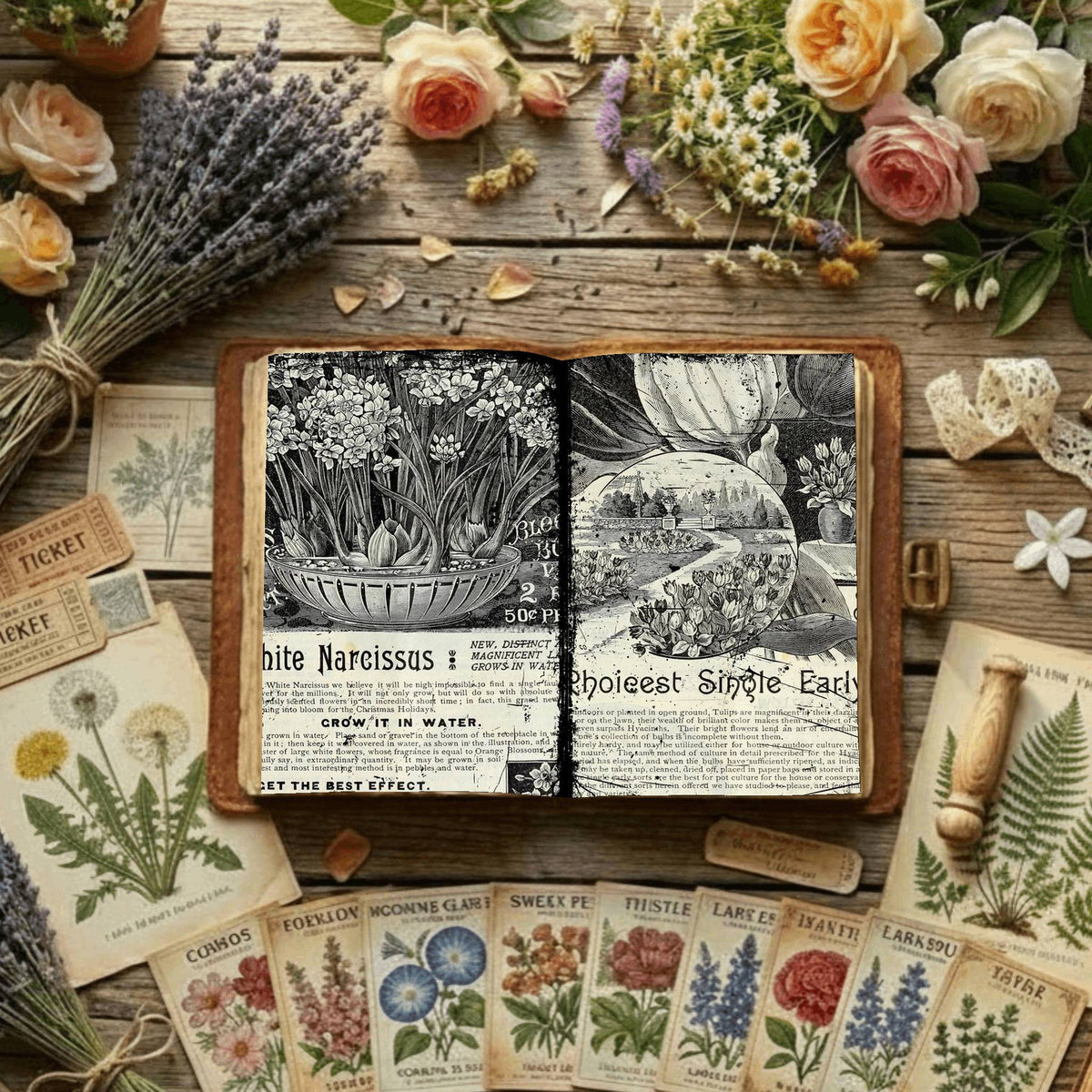 Floral Digital Papers