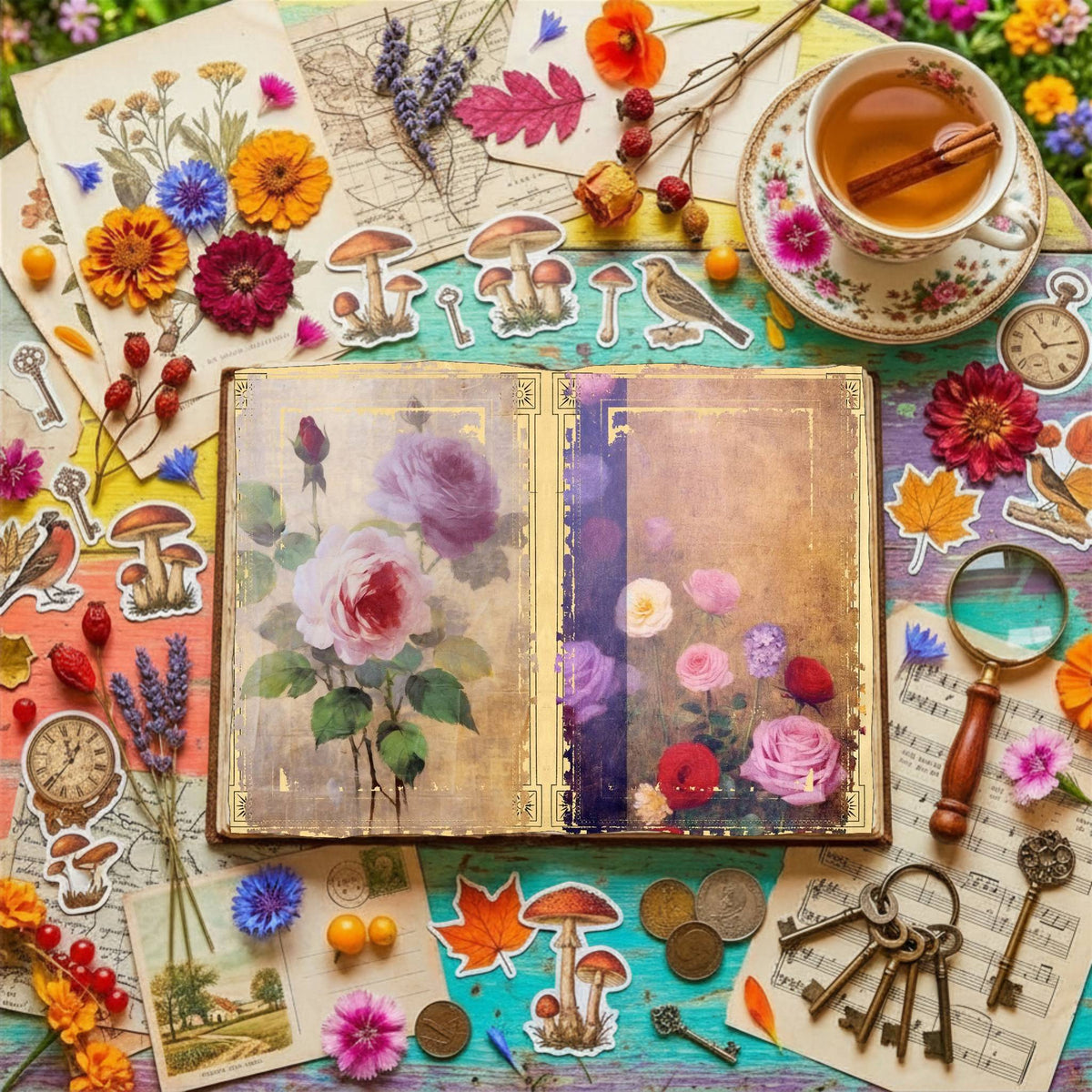 Flower Digital Papers