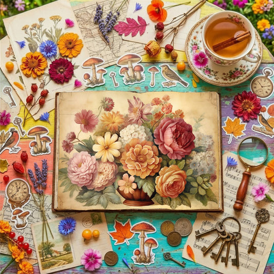 Flowerbouquet Digital Papers