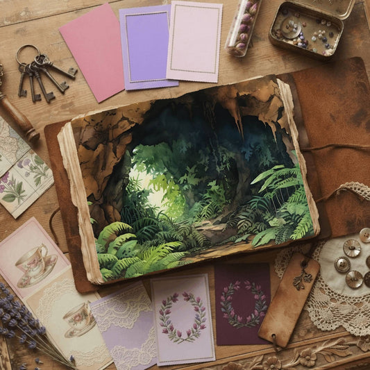 Forest Cave Digital Papers
