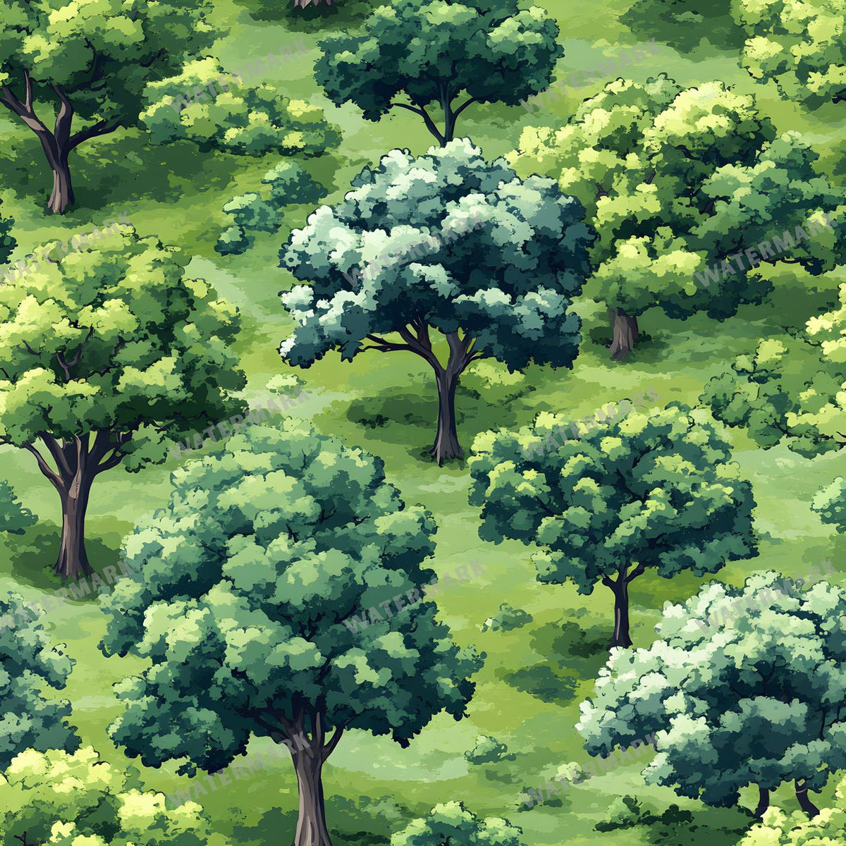 Forest Seamless Pattern