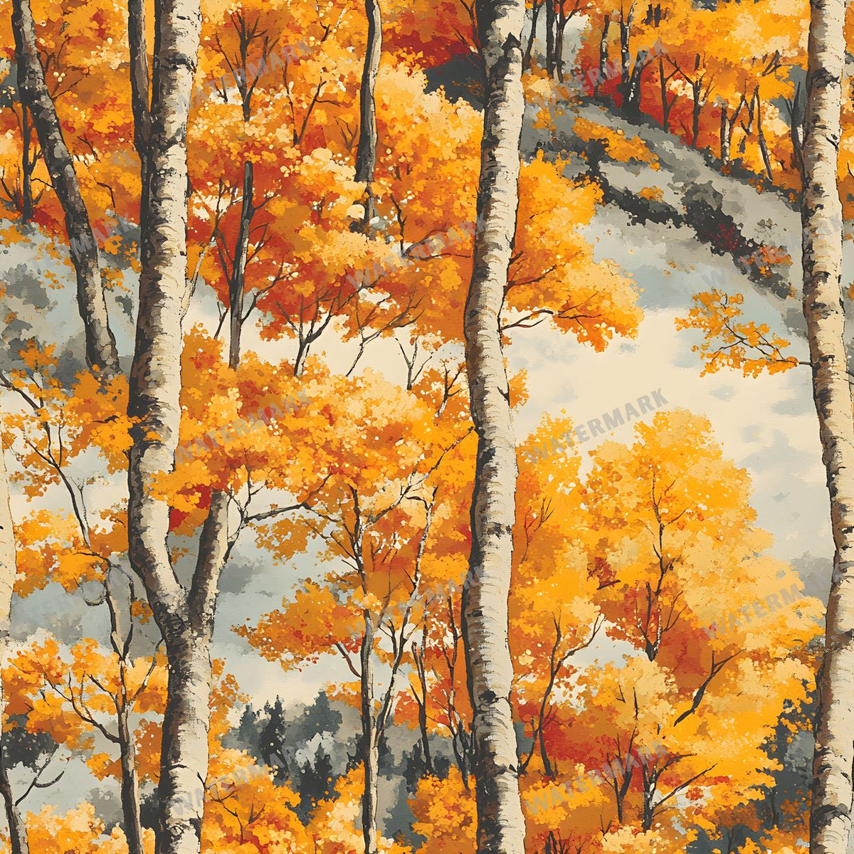 Forest Seamless Pattern