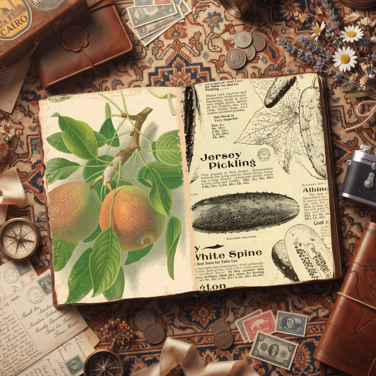 Fruit & Vegetables Digital Papers