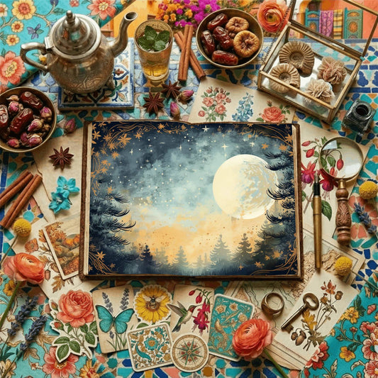 Full Moon Digital Papers