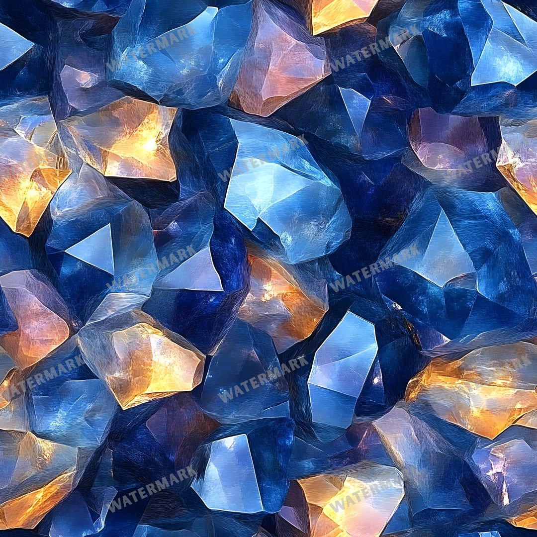 Gems Seamless Pattern