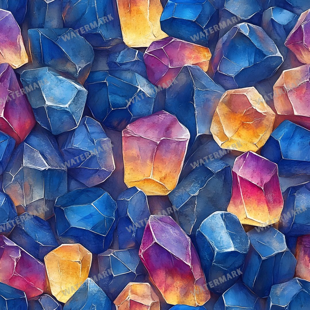 Gems Seamless Pattern