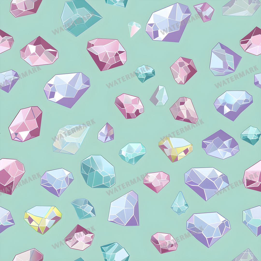 Gems Seamless Pattern