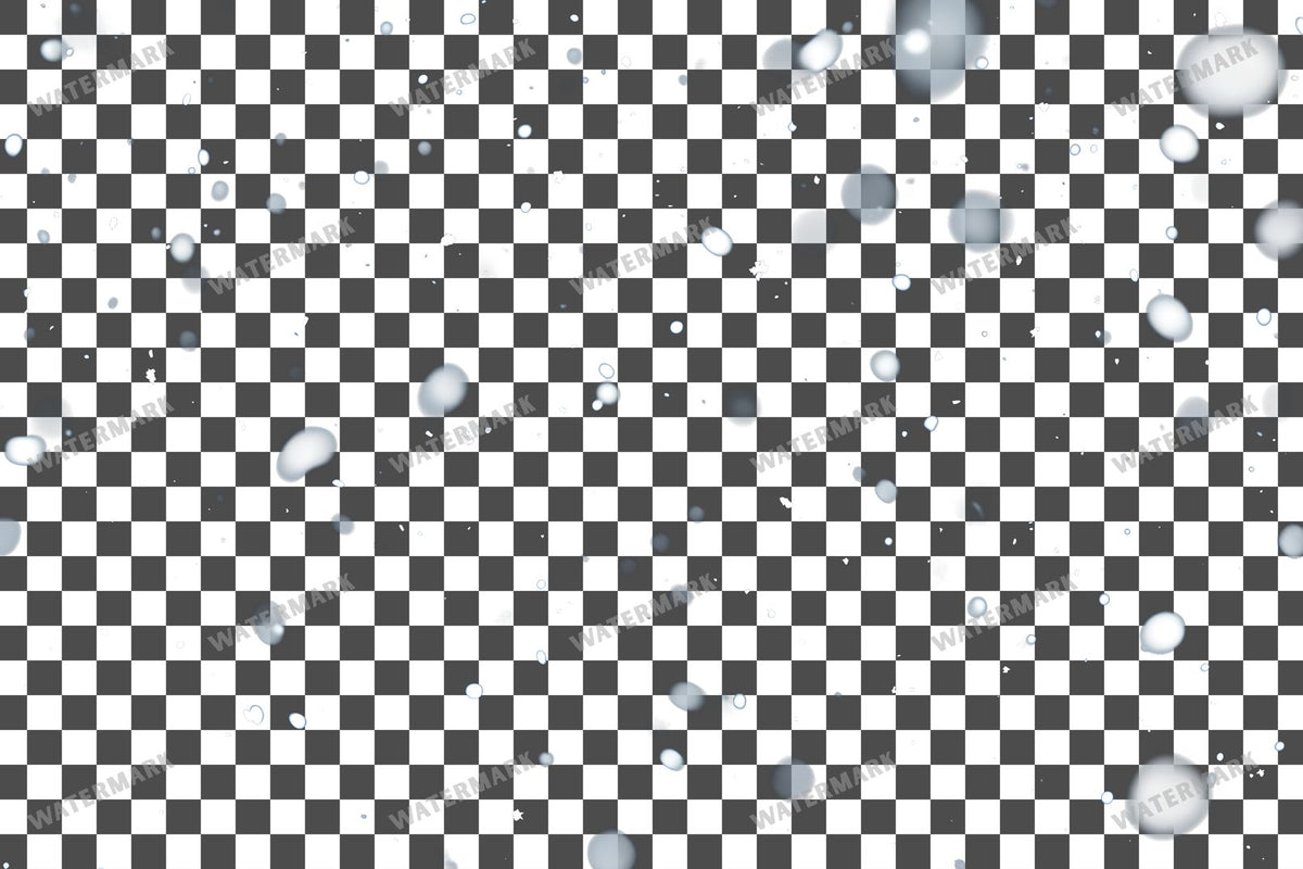 Gentle Snowfall Transparent Overlay Pngs