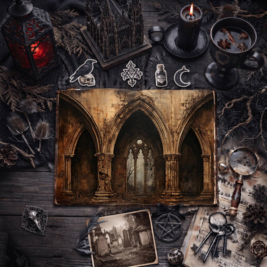 Gothic Arch Digital Papers