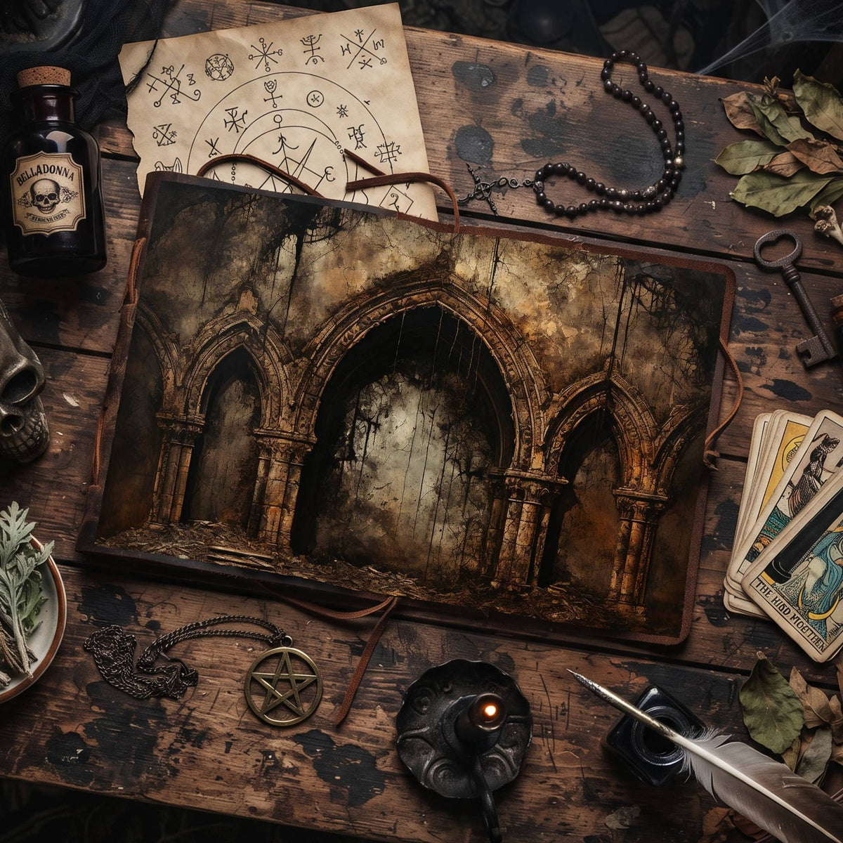 Gothic Arch Digital Papers