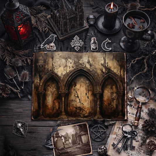 Gothic Arch Digital Papers