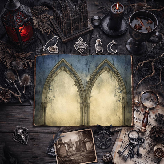 Gothic Arches Digital Papers