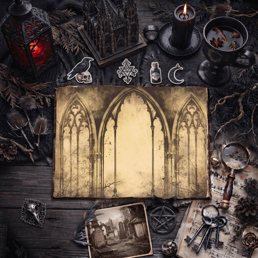 Gothic Arches Digital Papers